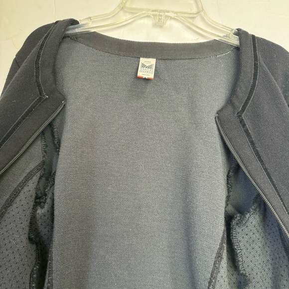 Dale Of Norway Merino Wool Jacket Black Gray Full Zip Sweater Cardigan - Picture 13 of 16